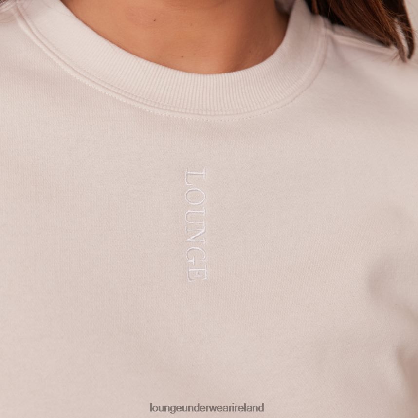 Lounge Apparel Women Crew Neck Jumper F2H42Z866 Cream