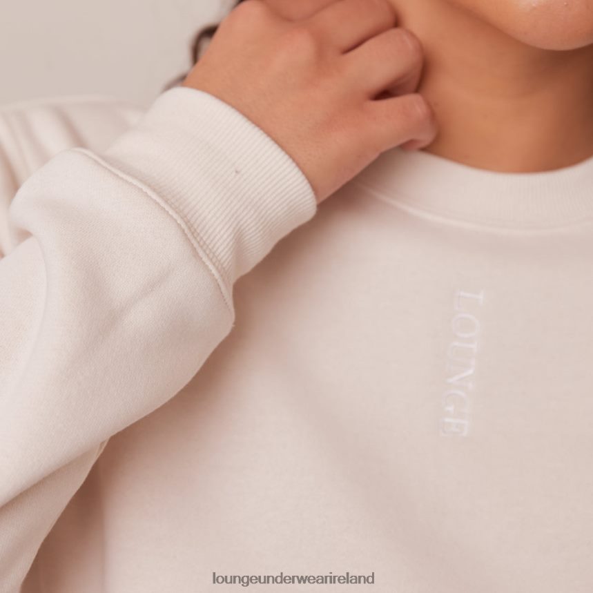 Lounge Apparel Women Crew Neck Jumper F2H42Z866 Cream