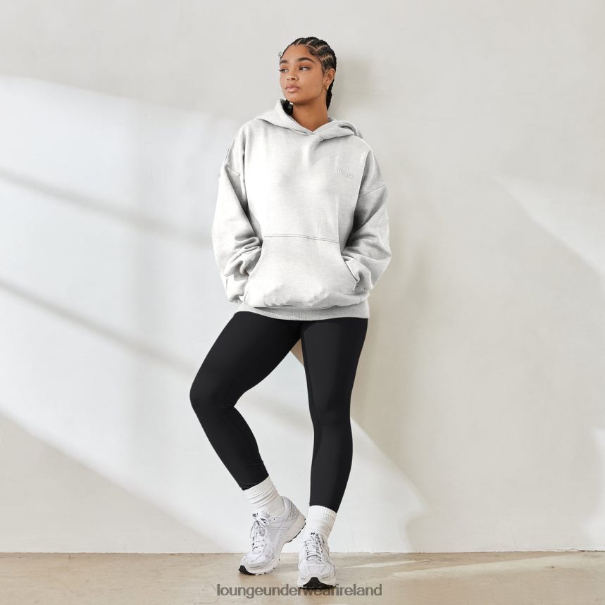 Lounge Apparel Women Essential Oversized Hoodie F2H42Z879 Frost Melange
