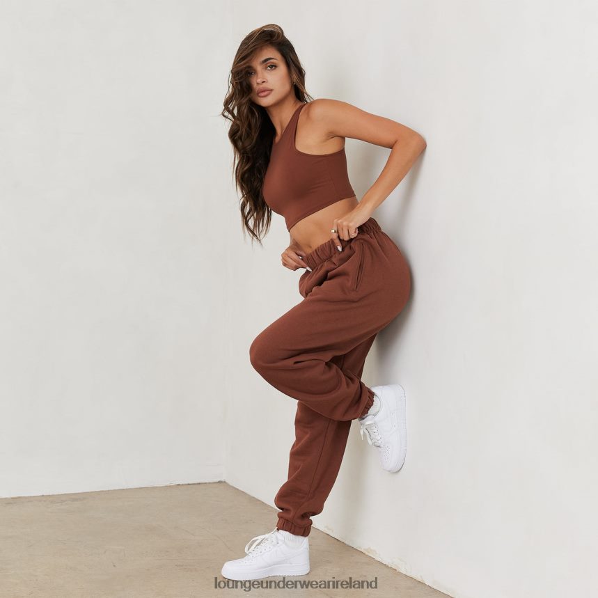 Lounge Apparel Women 365 Oversized Joggers F2H42Z904 Chocolate