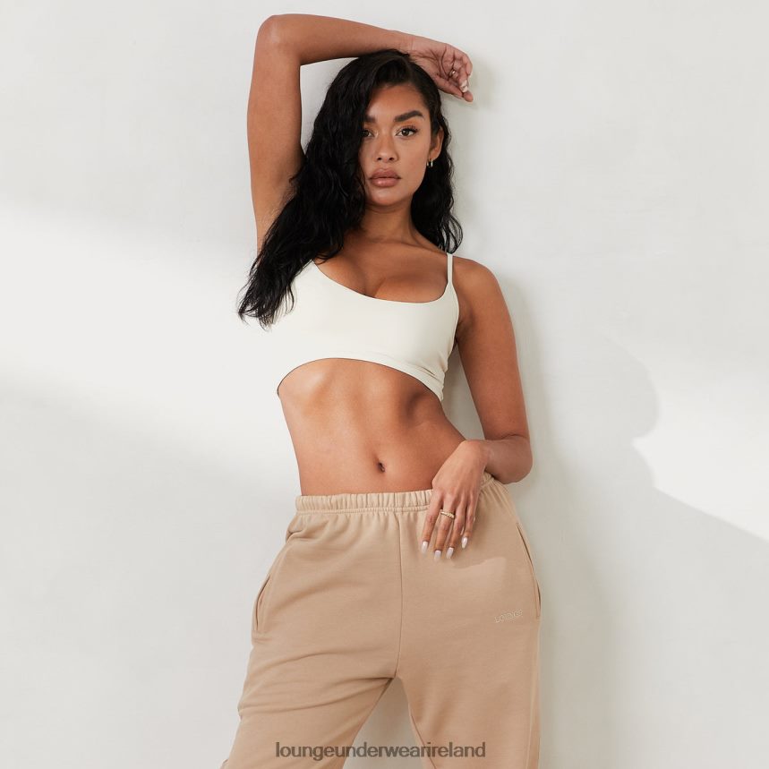 Lounge Apparel Women Cropped Cami Top X Jess Hunt F2H42Z793 Bone