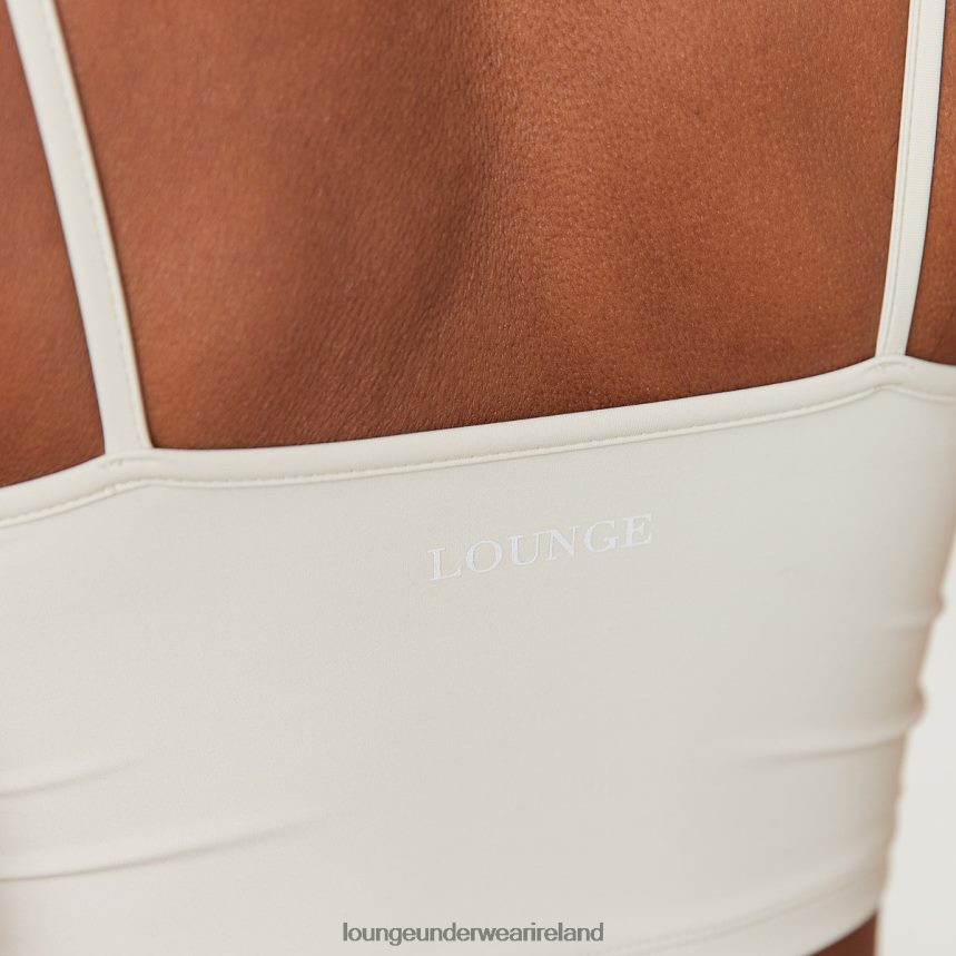 Lounge Apparel Women Cropped Cami Top X Jess Hunt F2H42Z793 Bone