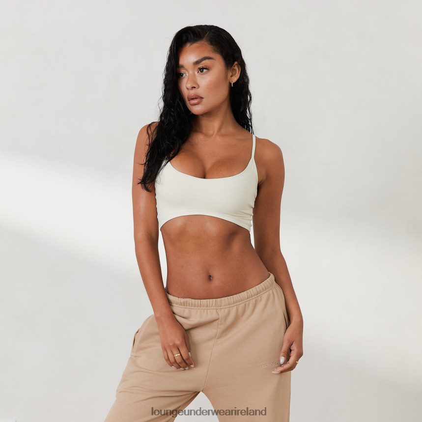 Lounge Apparel Women Cropped Cami Top X Jess Hunt F2H42Z793 Bone