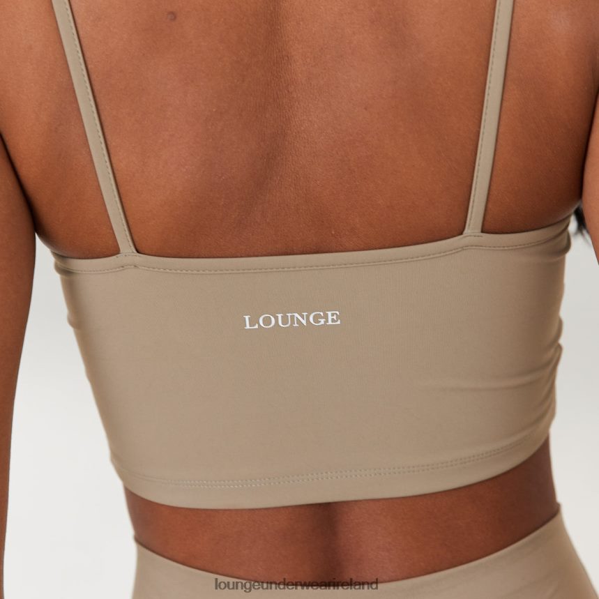 Lounge Apparel Women Cropped Cami Top X Jess Hunt F2H42Z818 Fawn