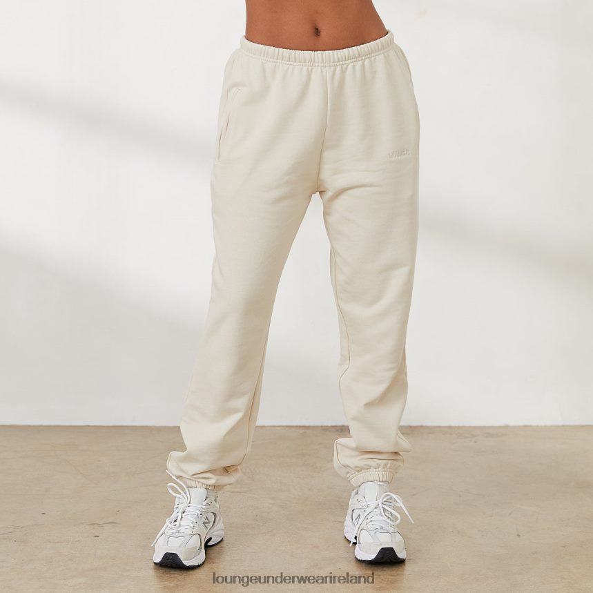 Lounge Apparel Women Oversized Joggers X Jess Hunt F2H42Z799 Bone