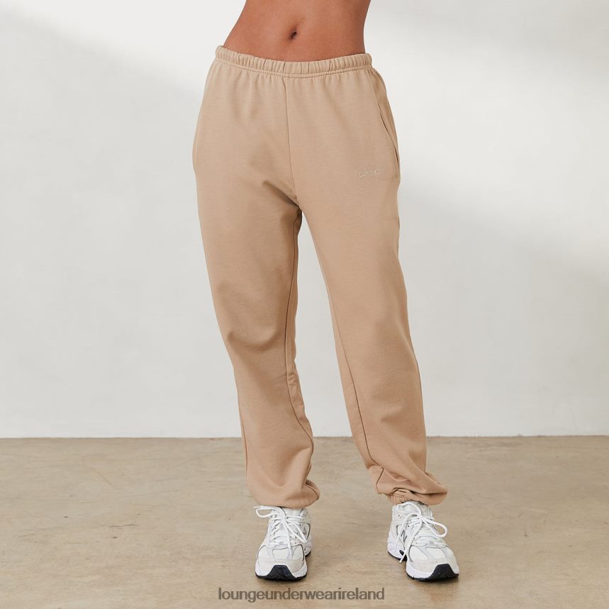 Lounge Apparel Women Oversized Joggers X Jess Hunt F2H42Z817 Caramel