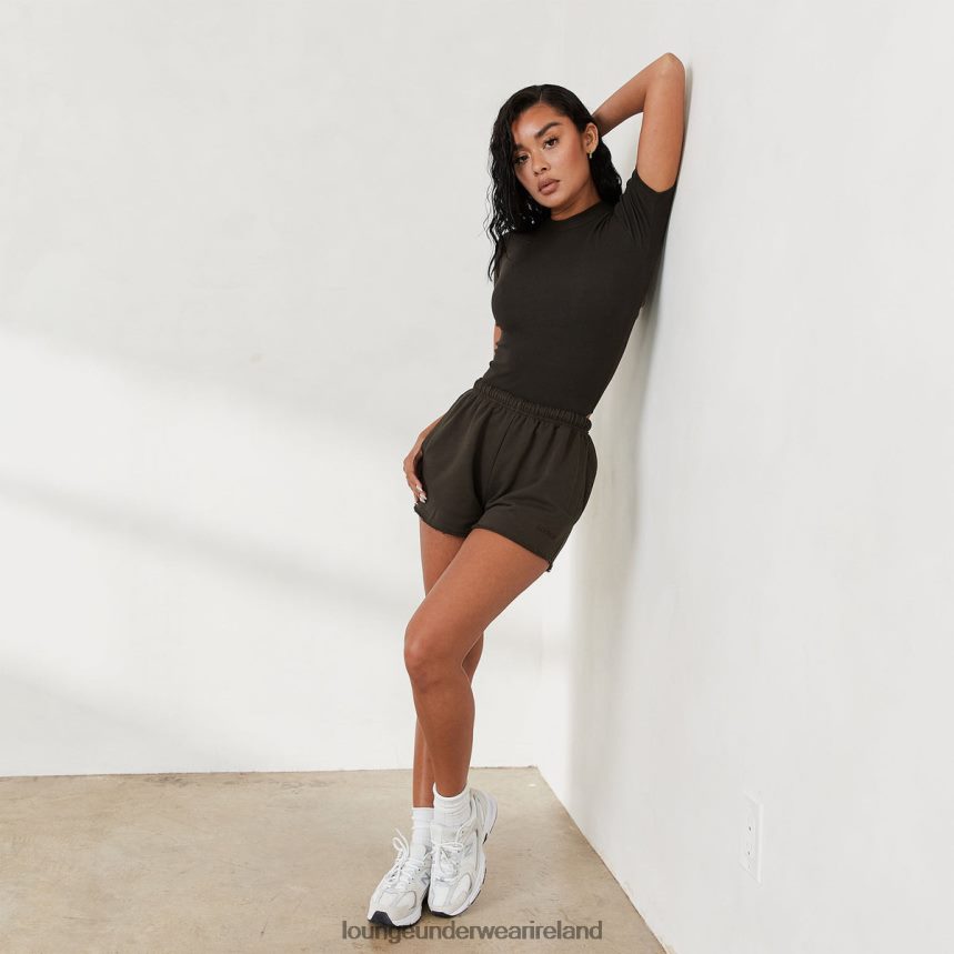 Lounge Apparel Women Sweat shorts X Jess Hunt F2H42Z806 Washed Black