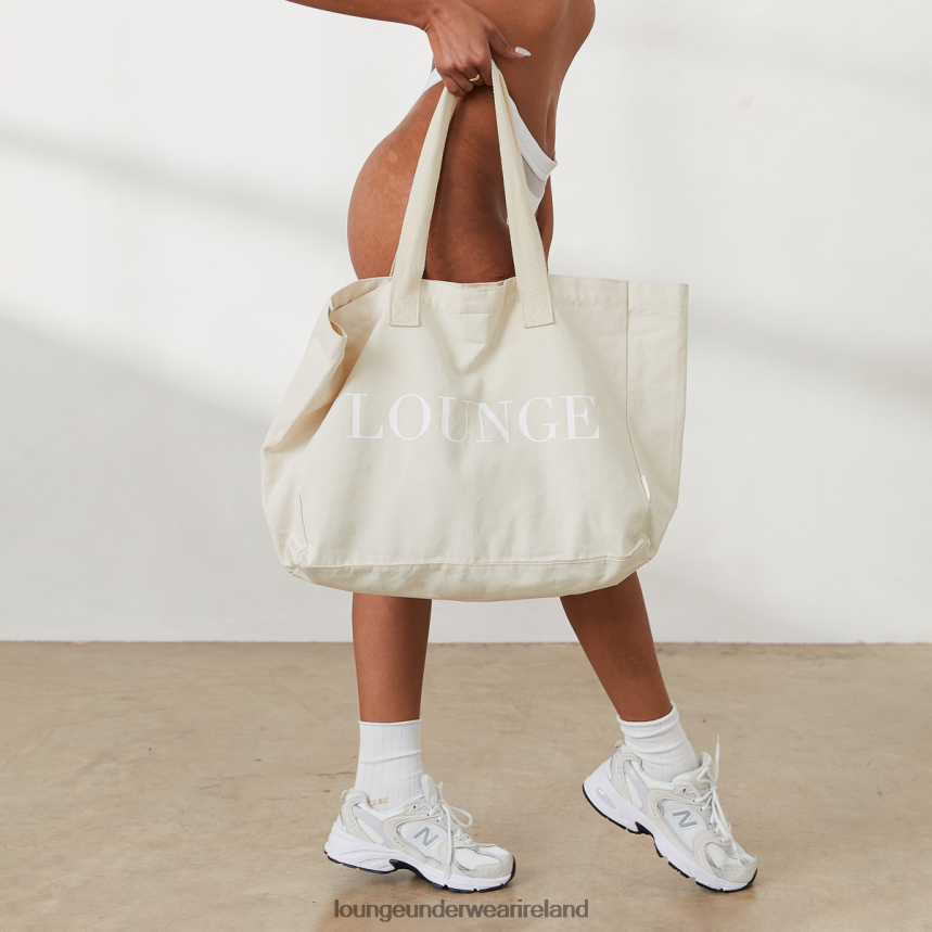 Lounge Apparel Women Tote Bag X Jess Hunt F2H42Z797 Bone