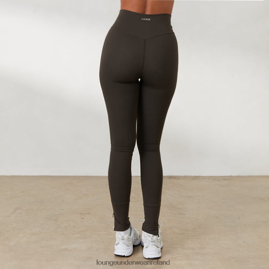 Lounge Apparel Women Zip Ankle Leggings X Jess Hunt F2H42Z804 Washed Black