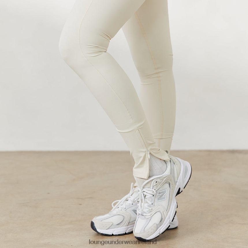 Lounge Apparel Women Zip Ankle Leggings X Jess Hunt F2H42Z810 Bone