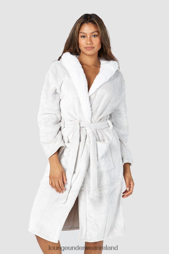 Lounge Apparel Women So Soft Luxury Dressing Gown F2H42Z949 Mink