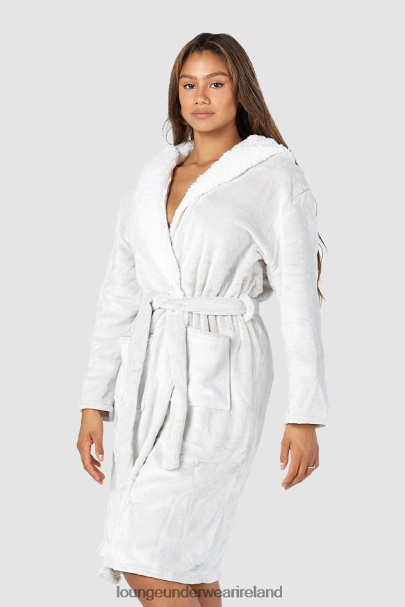 Lounge Apparel Women So Soft Luxury Dressing Gown F2H42Z949 Mink