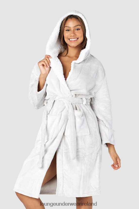 Lounge Apparel Women So Soft Luxury Dressing Gown F2H42Z949 Mink