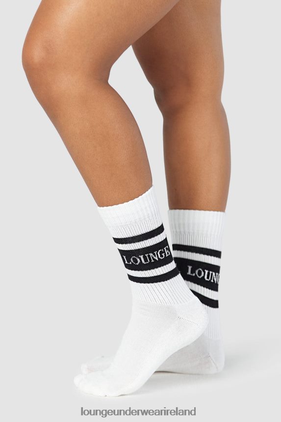 Lounge Apparel Women Essential Socks (Two Pack) F2H42Z932 Black