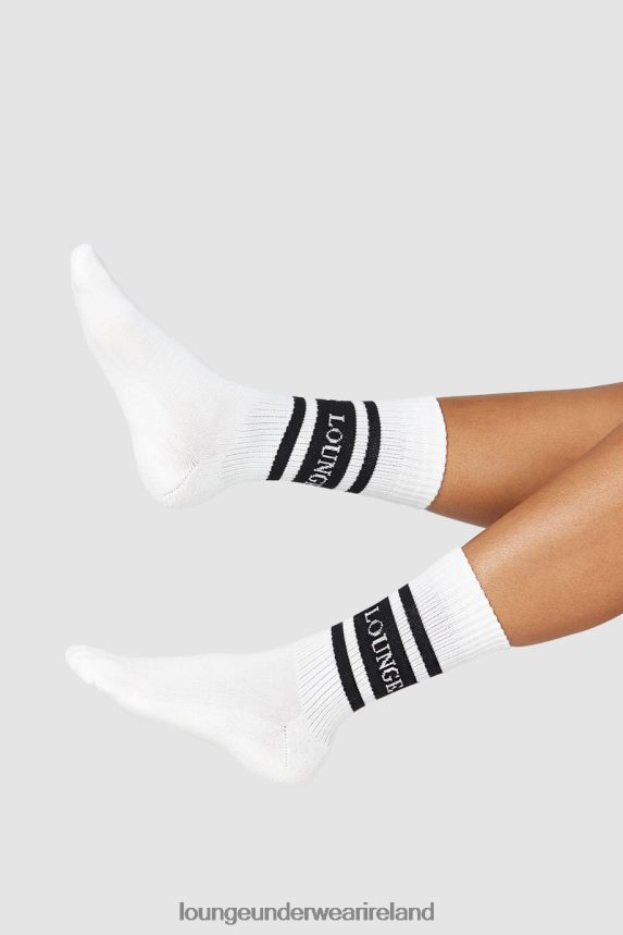 Lounge Apparel Women Essential Socks (Two Pack) F2H42Z932 Black