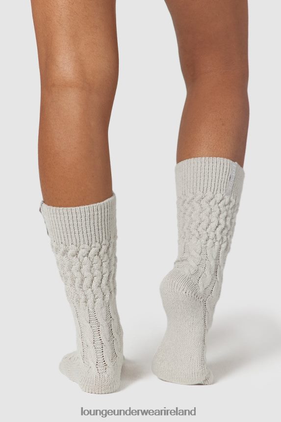 Lounge Apparel Women Snug Knitted Socks F2H42Z951 Frost