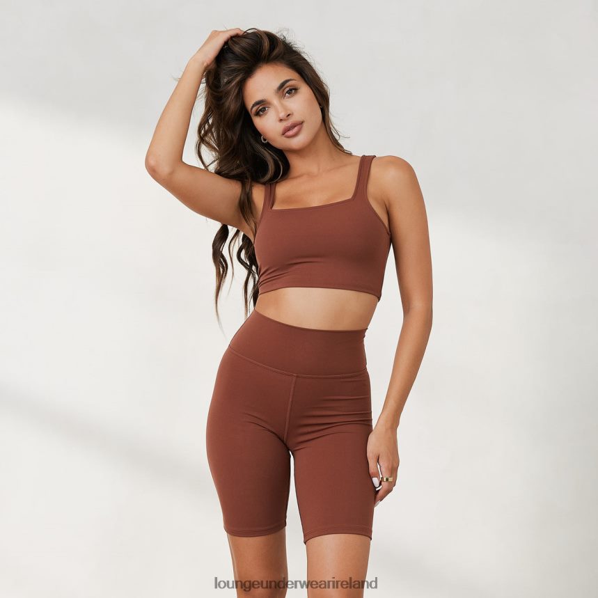 Lounge Apparel Women 365 Second Skin Tank Top F2H42Z857 Chocolate