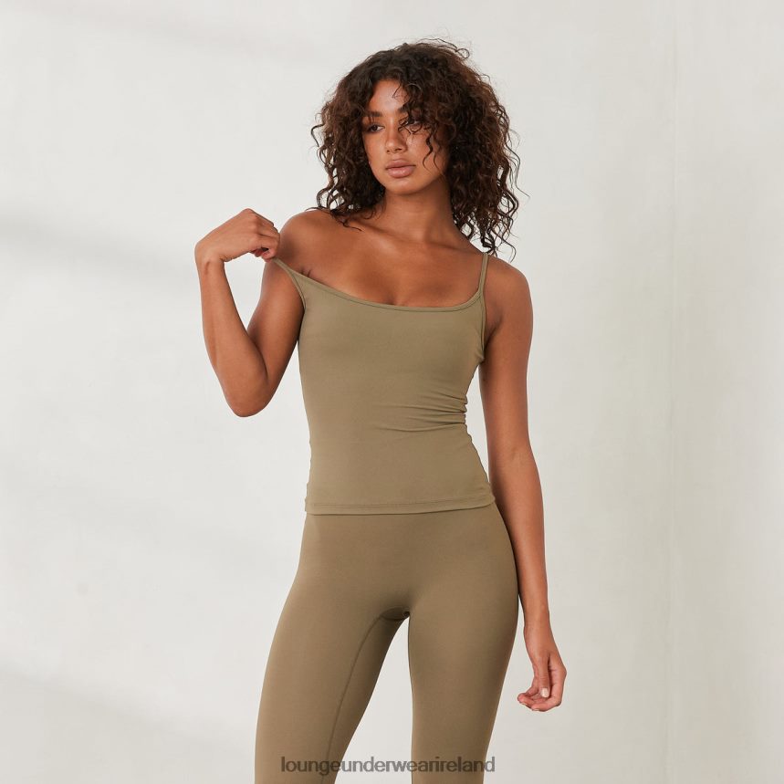 Lounge Apparel Women Essential Cami Top F2H42Z823 Olive