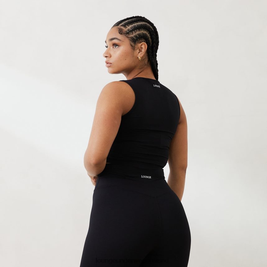 Lounge Apparel Women Essential Tank Top F2H42Z829 Black