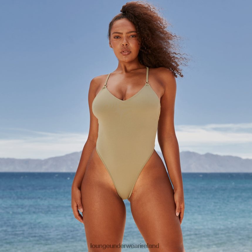 Lounge Swimwear Women Statement One Piece Swimsuit F2H42Z1027 Olive