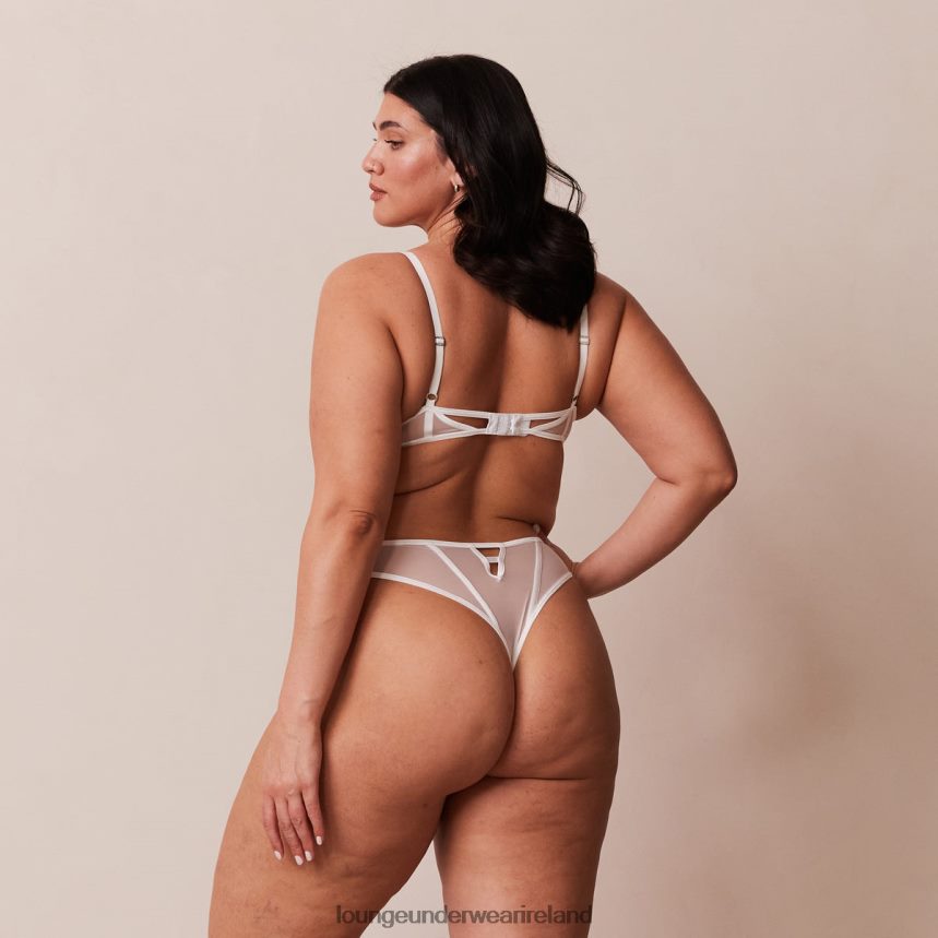 Lounge Underwear Women Icon Balcony Bra & Thong Set F2H42Z170 White