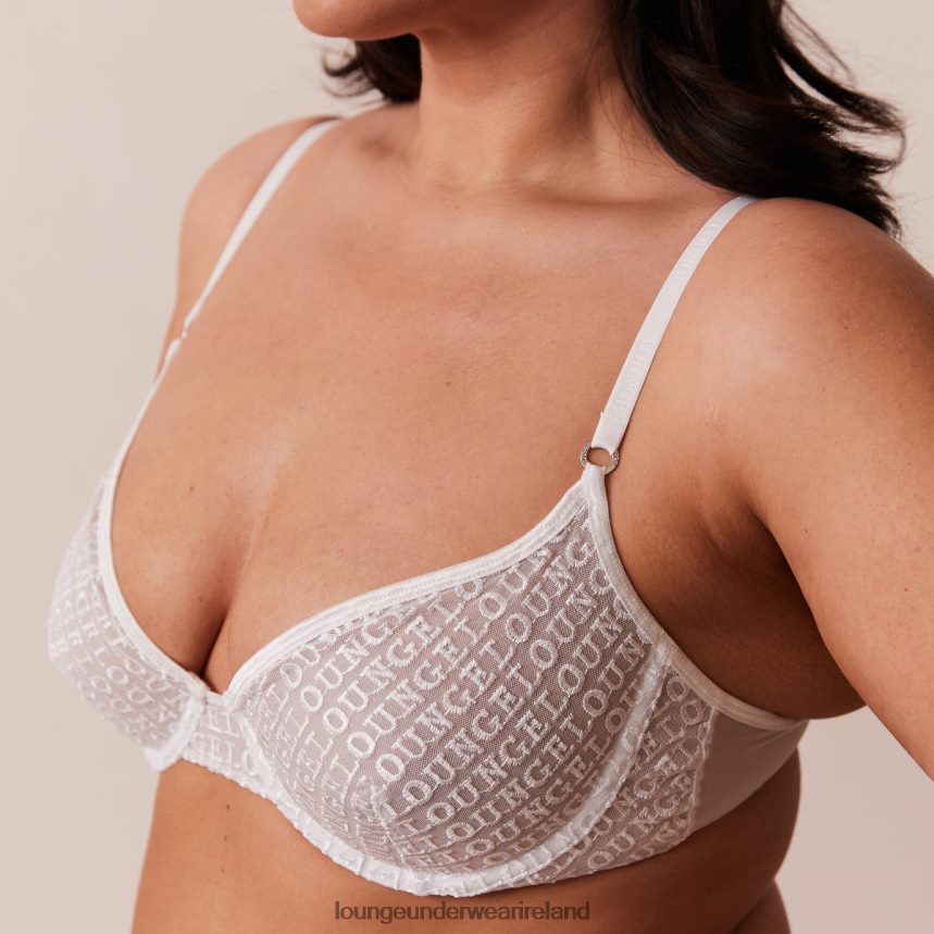 Lounge Underwear Women Icon Balcony Bra & Thong Set F2H42Z170 White