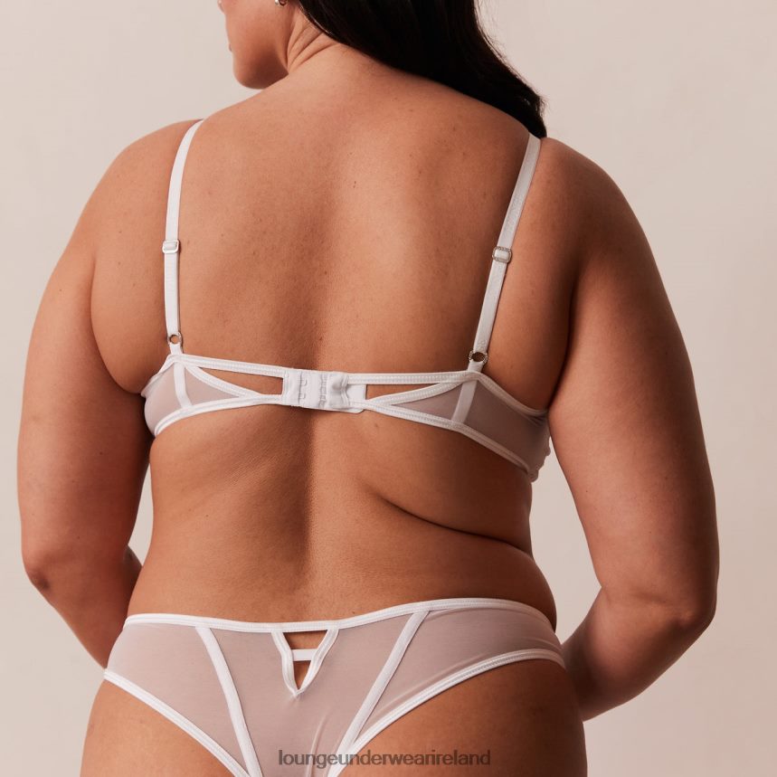 Lounge Underwear Women Icon Balcony Bra & Thong Set F2H42Z170 White