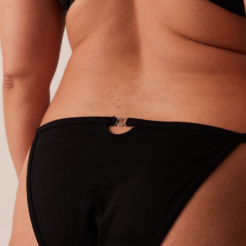 Lounge Underwear Women Sculpt Push-Up T-shirt Bra & G-string/Briefs Set F2H42Z115 Black