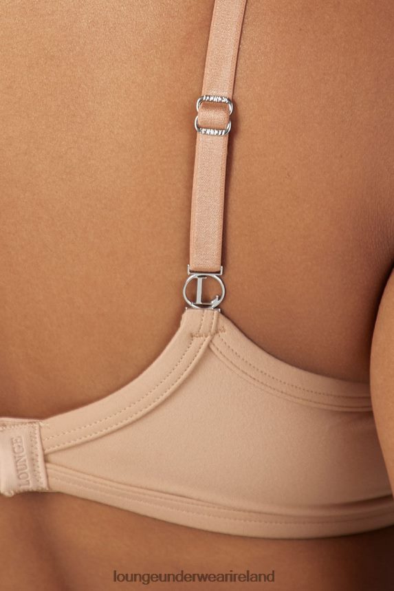 Lounge Underwear Women Sculpt Push-Up T-shirt Bra & Thong/Briefs Set F2H42Z79 Honey