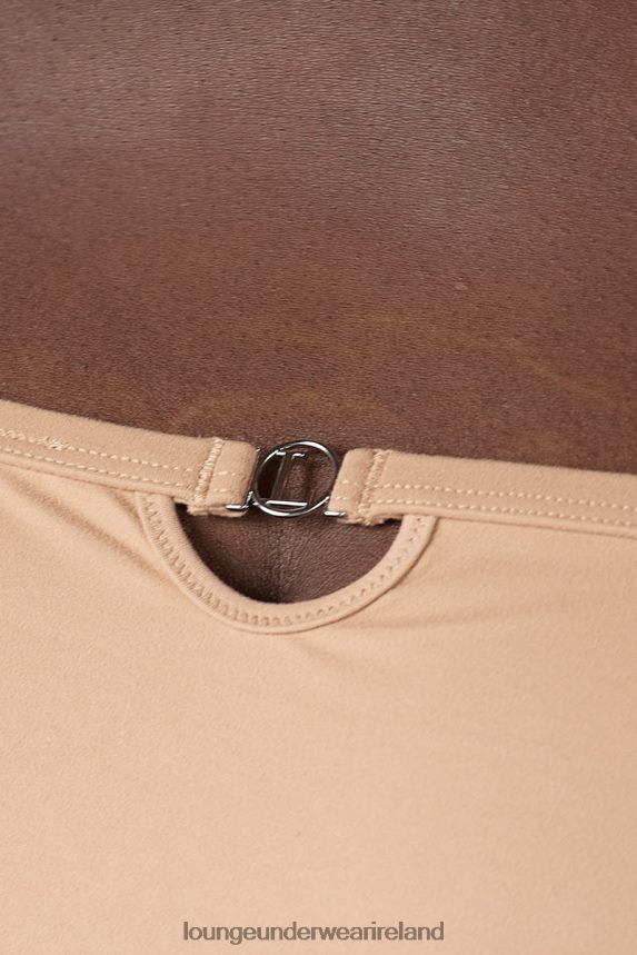 Lounge Underwear Women Sculpt Push-Up T-shirt Bra & Thong/Briefs Set F2H42Z79 Honey