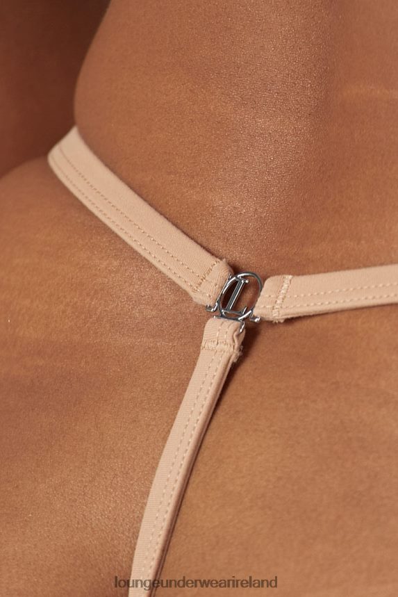 Lounge Underwear Women Sculpt Push-Up T-shirt Bra & Thong/Briefs Set F2H42Z79 Honey