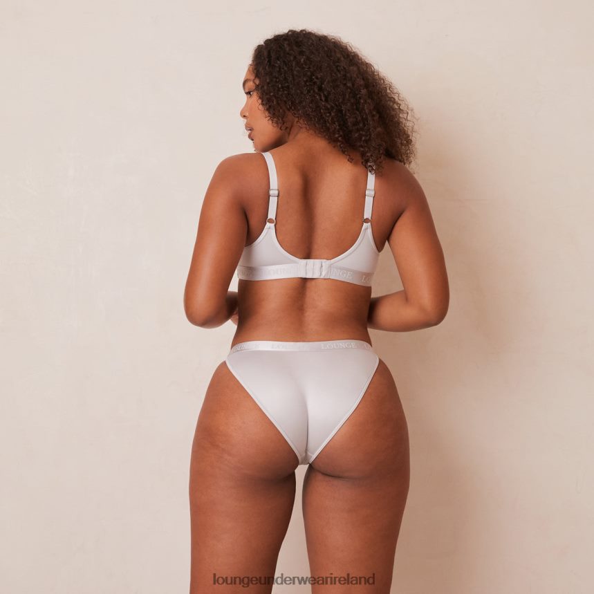 Lounge Underwear Women Sleek Mindful Bra & Thong/Briefs Set F2H42Z84 Frost