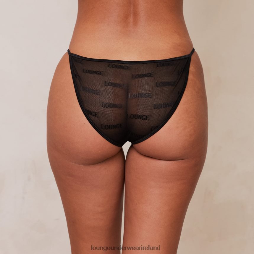 Lounge Underwear Women Bold Mesh Briefs F2H42Z767 Black