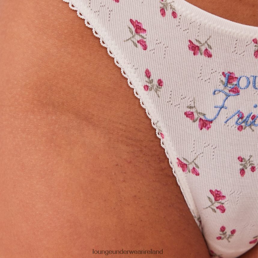 Lounge Underwear Women Days of the Week Briefs (7 Pack) F2H42Z702 Print