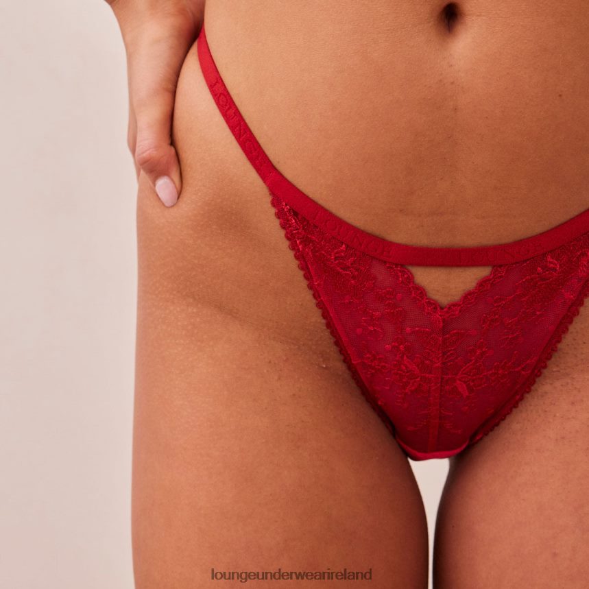 Lounge Underwear Women Flirt Briefs F2H42Z552 Maroon