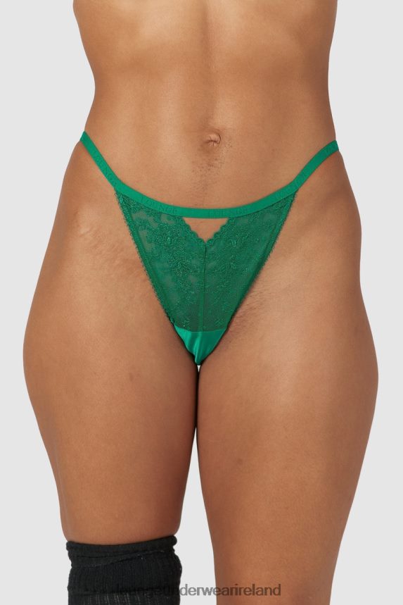 Lounge Underwear Women Flirt Briefs F2H42Z554 Emerald