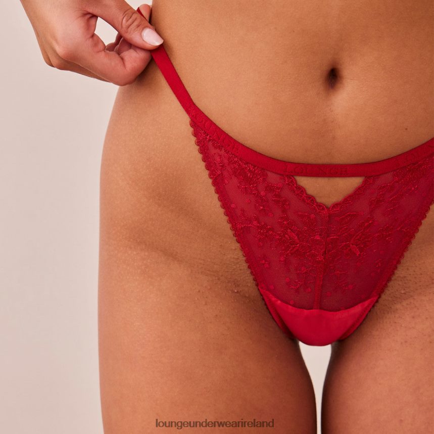 Lounge Underwear Women Flirt G-string F2H42Z549 Maroon