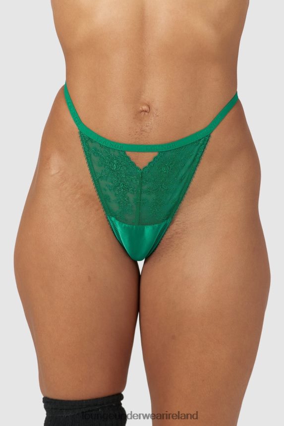 Lounge Underwear Women Flirt G-string F2H42Z551 Emerald