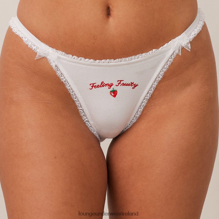 Lounge Underwear Women Fruity 'Feeling Fruity' G-string F2H42Z533 White