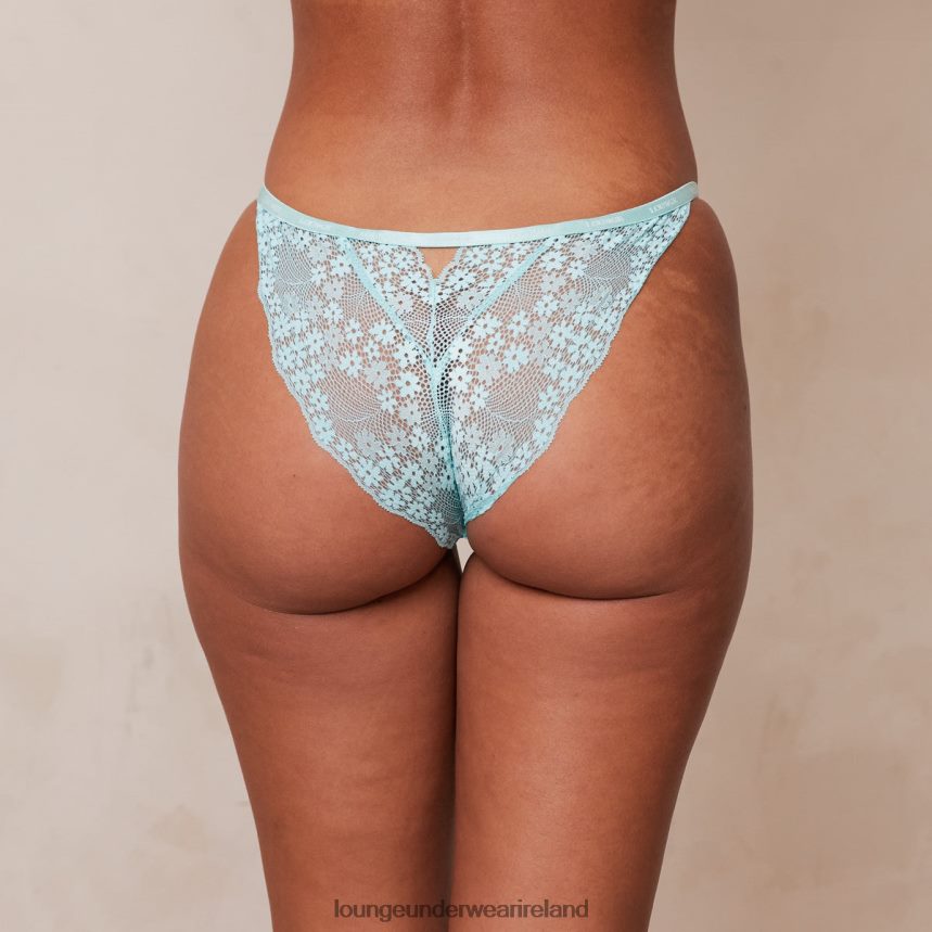 Lounge Underwear Women Lace Triangle Briefs F2H42Z687 Aqua Blue
