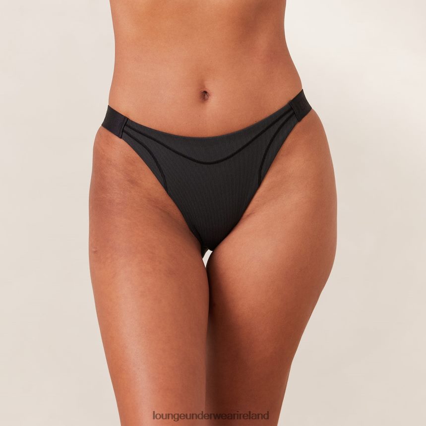 Lounge Underwear Women Ribbed Mindful Briefs F2H42Z454 Black