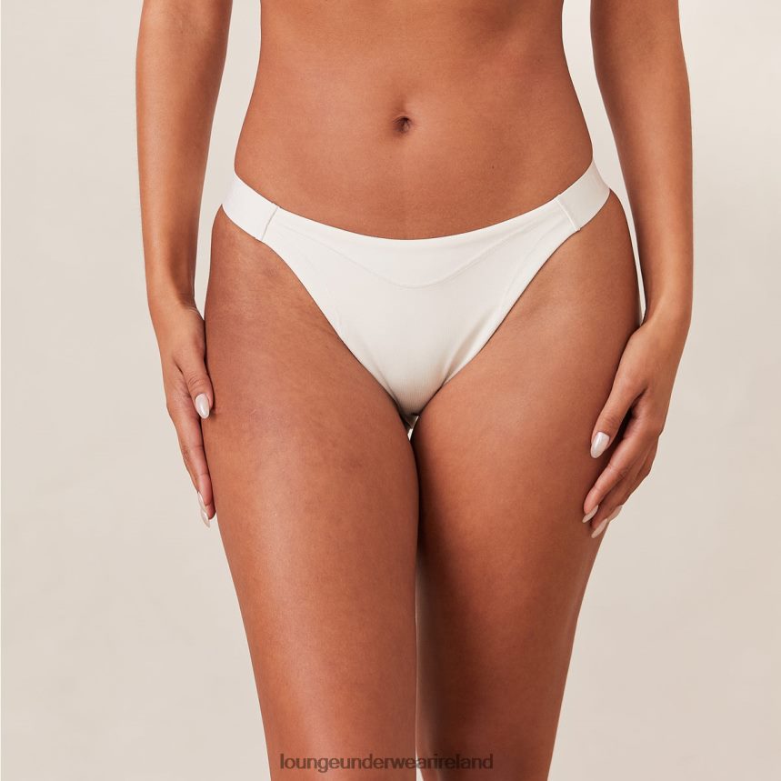 Lounge Underwear Women Ribbed Mindful Briefs F2H42Z455 White