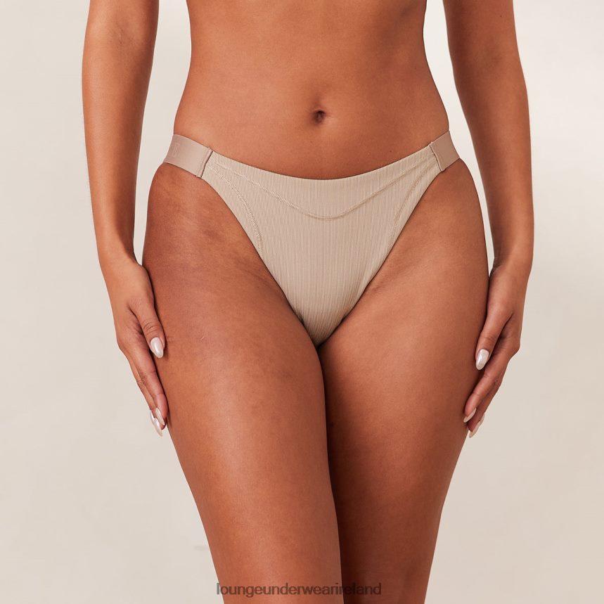 Lounge Underwear Women Ribbed Mindful Briefs F2H42Z456 Mink