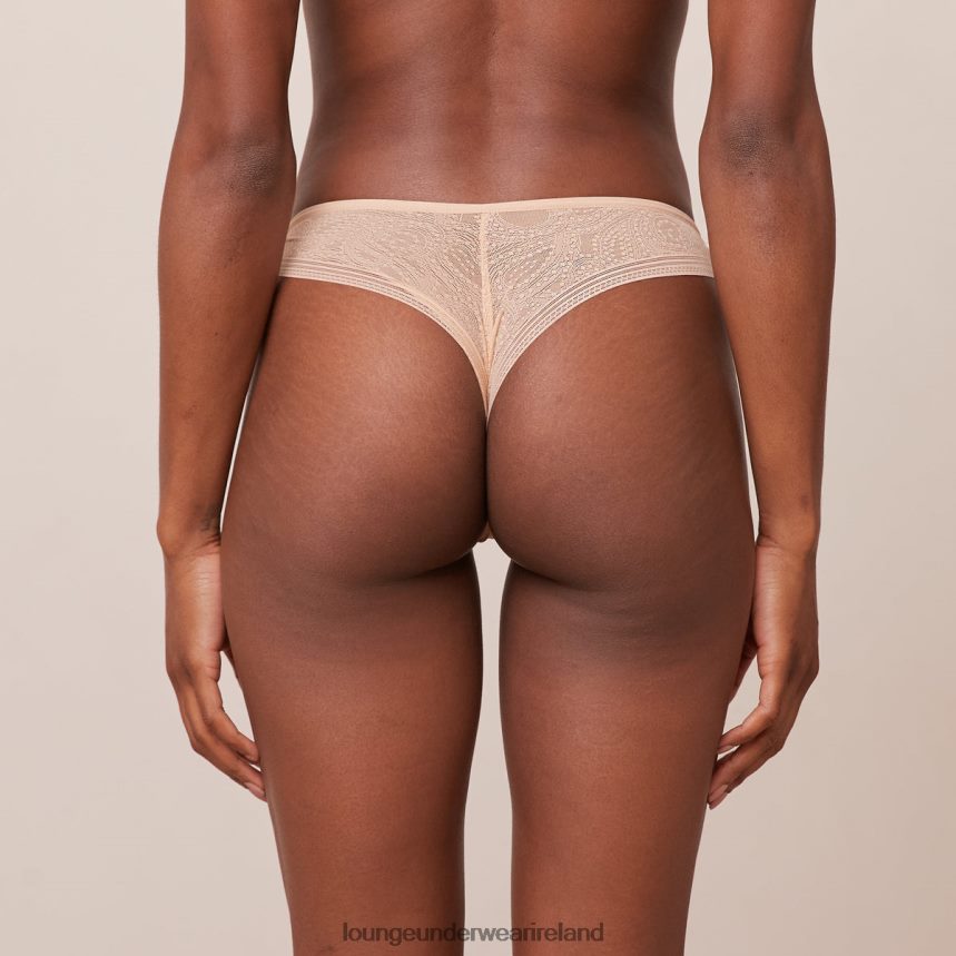 Lounge Underwear Women Seamless Barely There Cheeky Briefs F2H42Z764 Sand