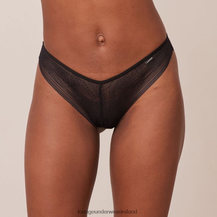 Lounge Underwear Women Seamless Lace Cheeky Briefs F2H42Z760 Black