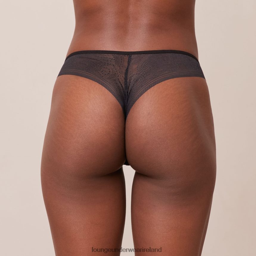 Lounge Underwear Women Seamless Lace Cheeky Briefs F2H42Z760 Black