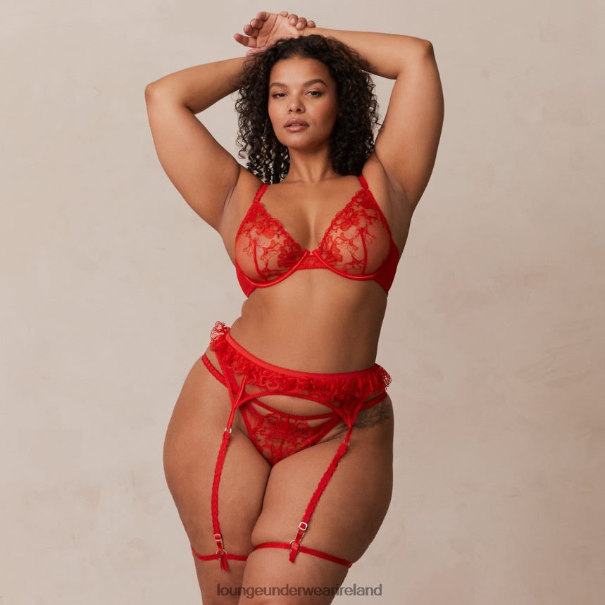 Lounge Underwear Women Danielle Intimates Set F2H42Z341 Red