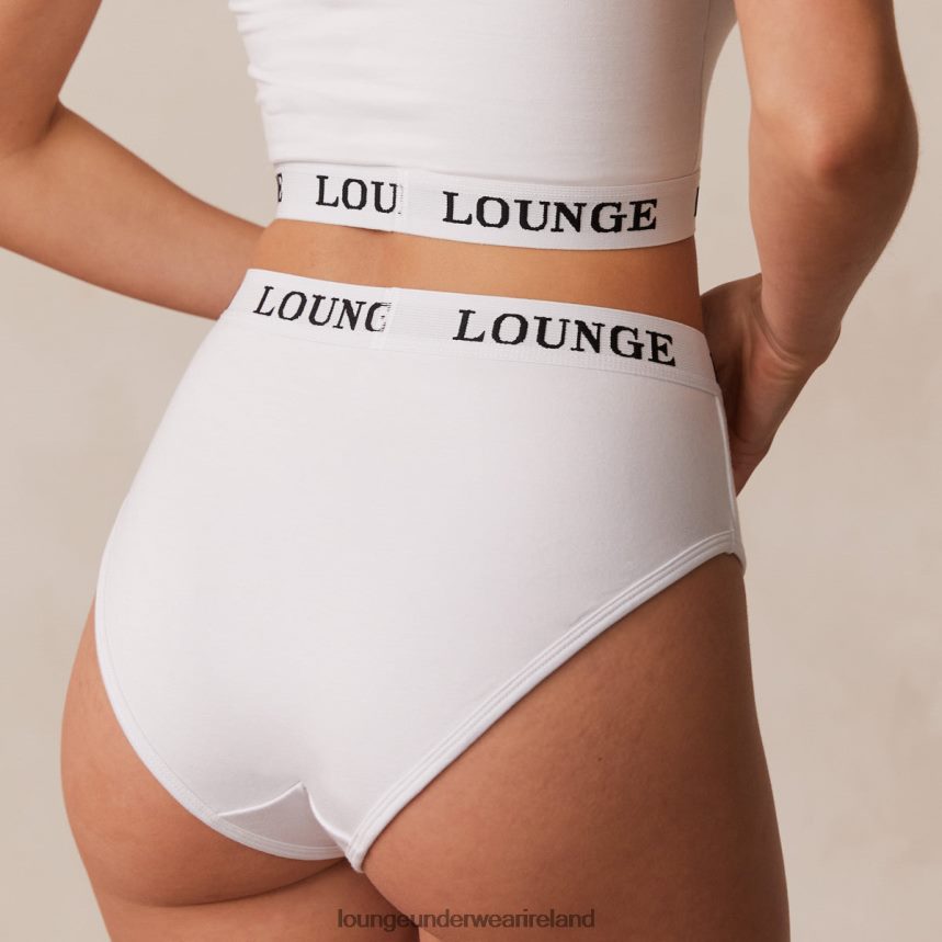 Lounge Underwear Women Bamboo Basic Briefs F2H42Z432 White