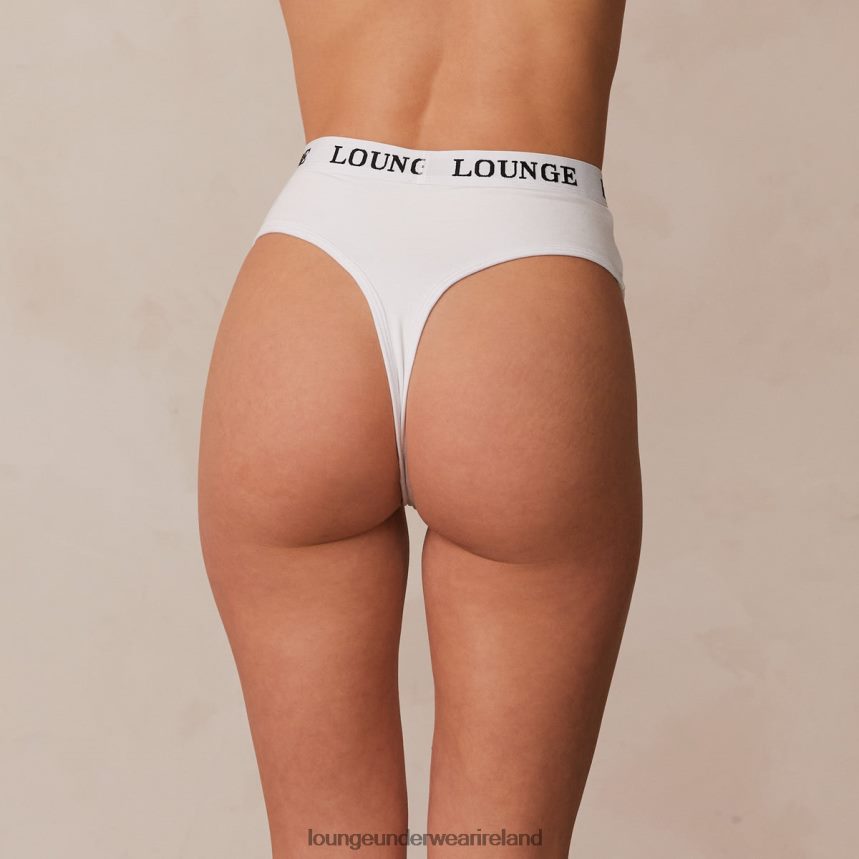 Lounge Underwear Women Bamboo Basic Thong F2H42Z384 White