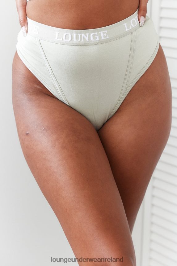 Lounge Underwear Women Bamboo Basic Thong (Set) F2H42Z383 Olive